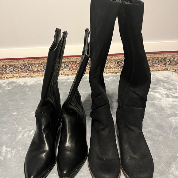 Black boots tall and western size 8.5 - Picture 3 of 13